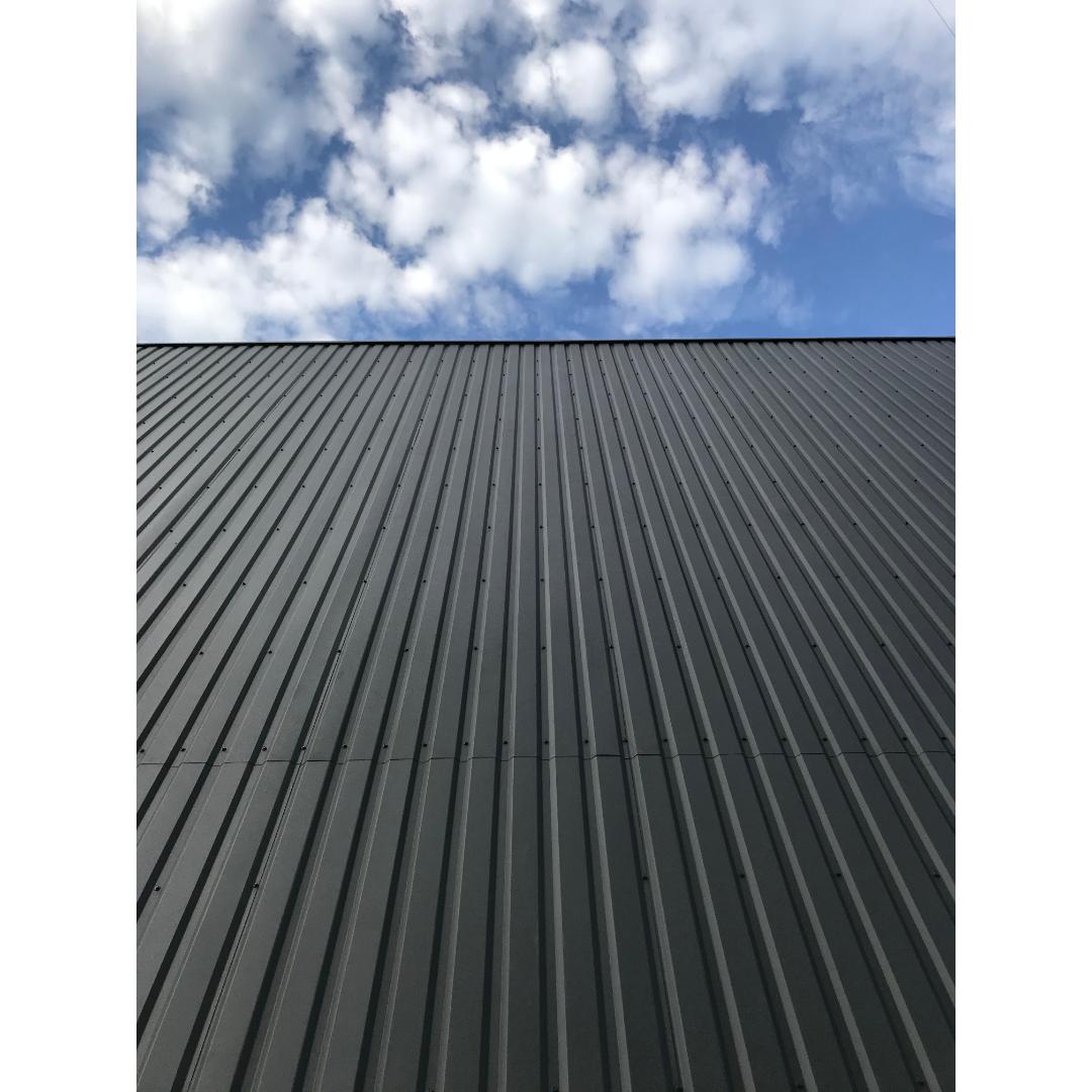 Residential metal roof installation