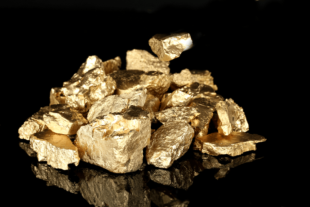 Gold rocks