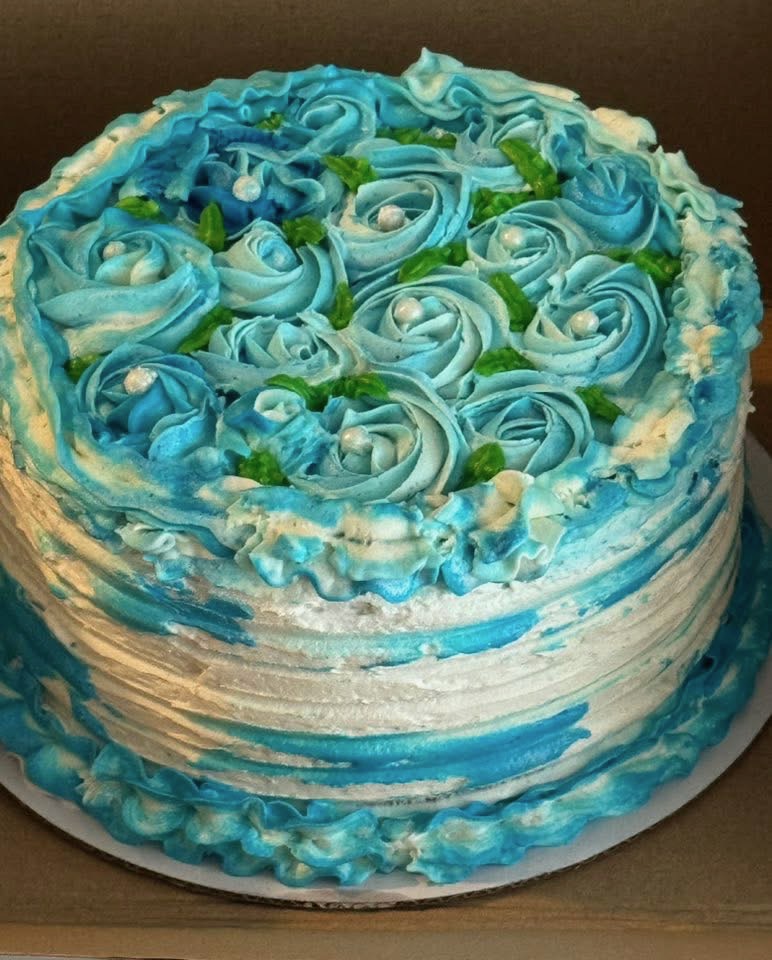 Custom celebration cake by Debbie Coles, Created to Serve You