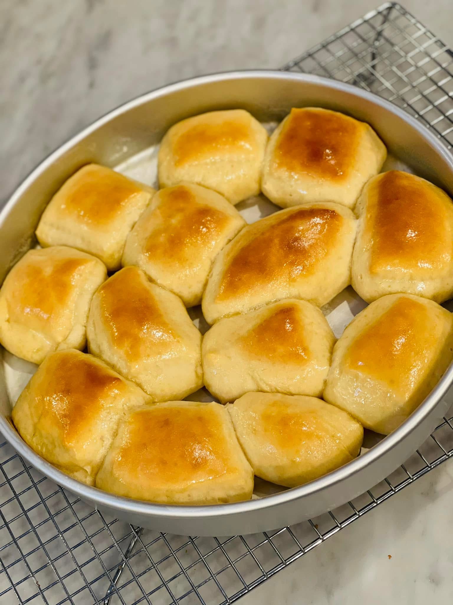 Freshly baked sweet rolls by Debbie Coles, Created to Serve You