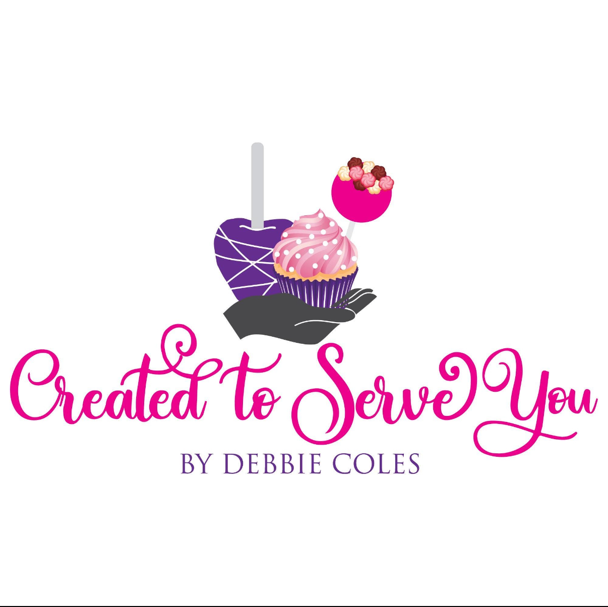 Created to Serve You by Debbie Coles logo
