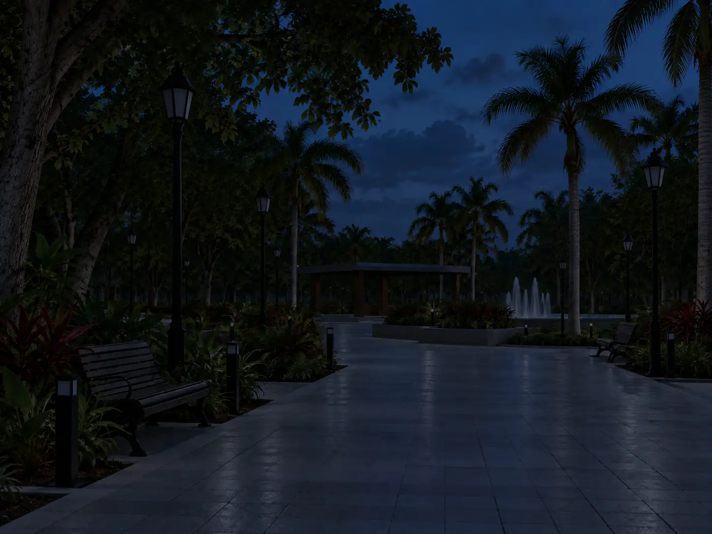 Iluminación para parques Electroluz