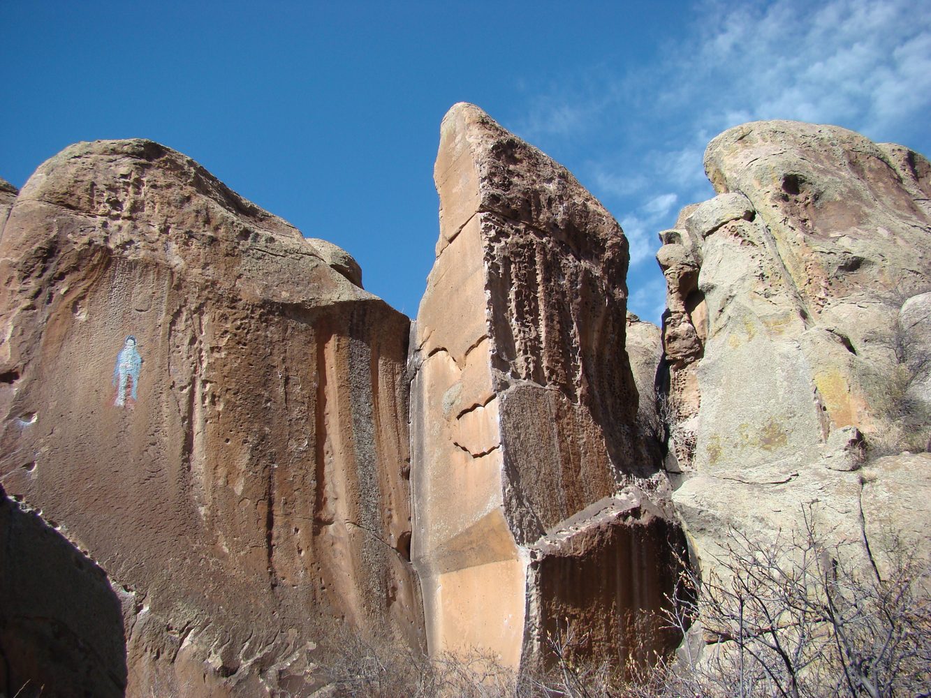 Penitente Canyon cliffs in the San Luis Valley