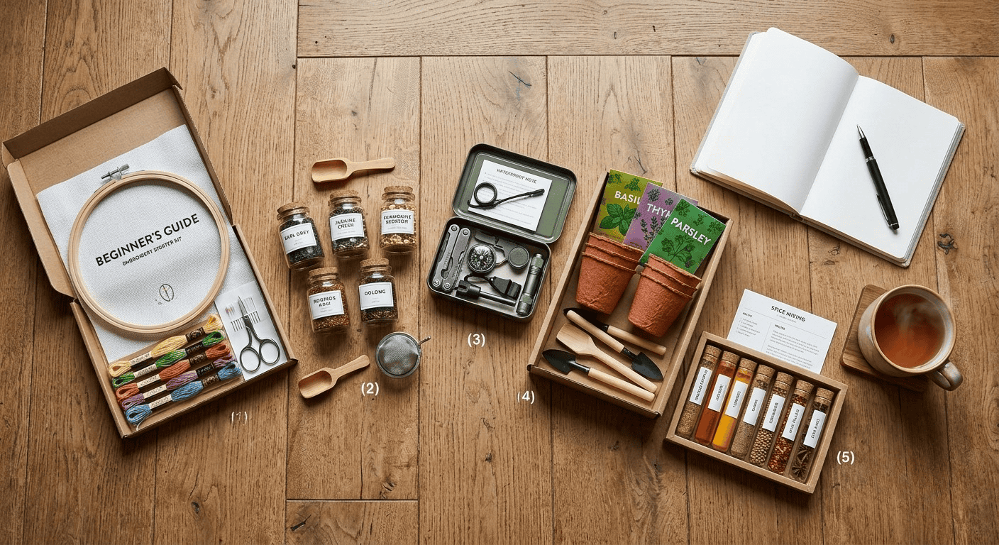 Collection of the best biohacking kits 2026 displayed for beginners