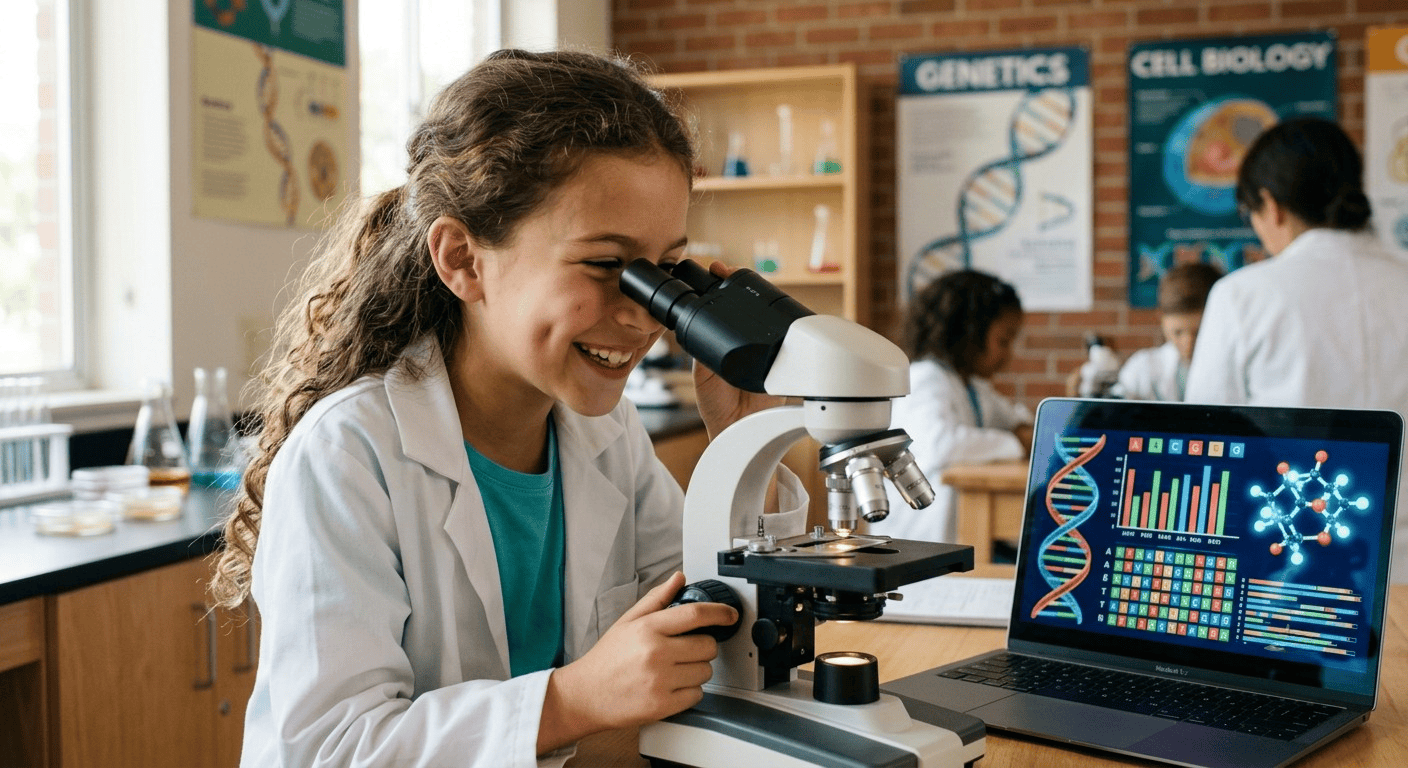 The open-source biology future empowers the next generation through hands-on DIY biology opportunities.