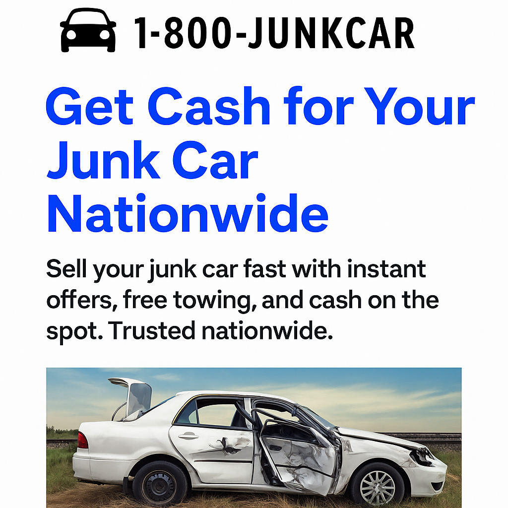 1-800-JUNK-CAR® | Cash for Junk Cars – Instant Offer & Free Towing