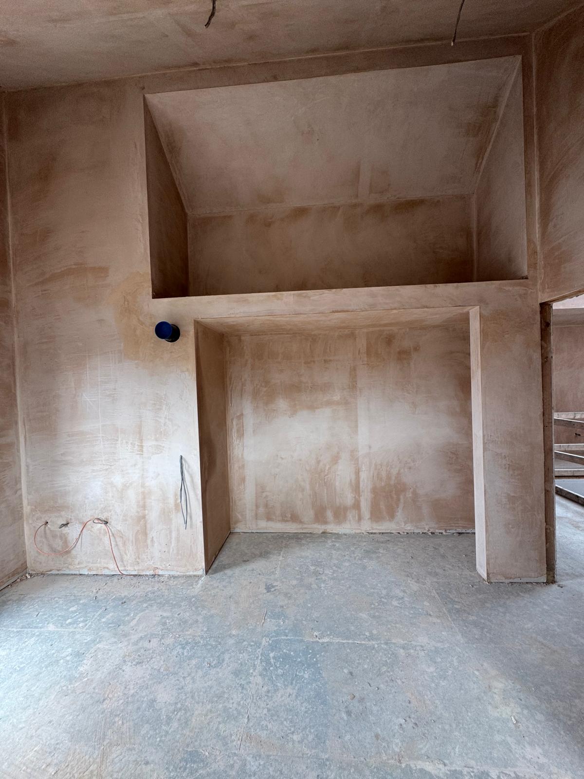 Loft conversion plasterwork — smooth skim finish Linlithgow
