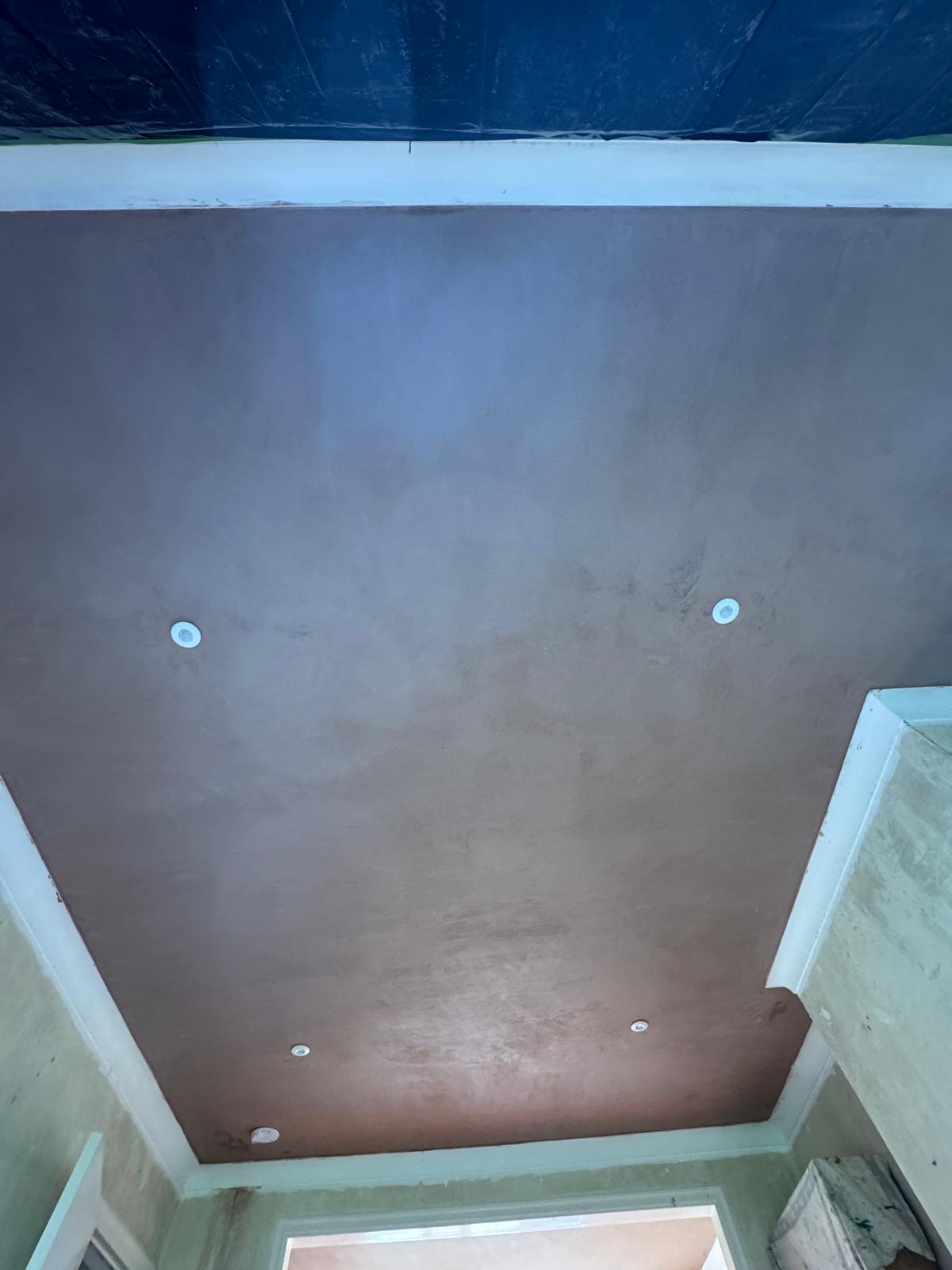 Ceiling skim with recessed downlights — CTL Plastering Linlithgow