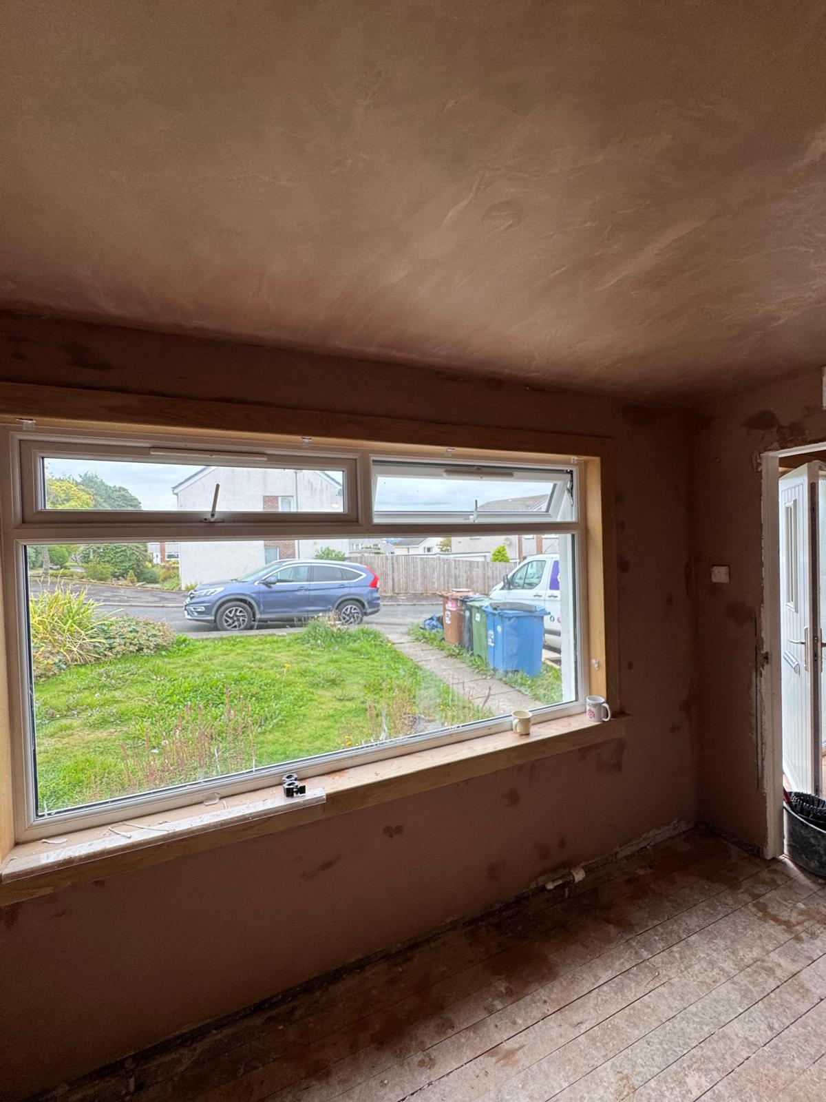 Front room skim plaster — CTL Plastering Scotland