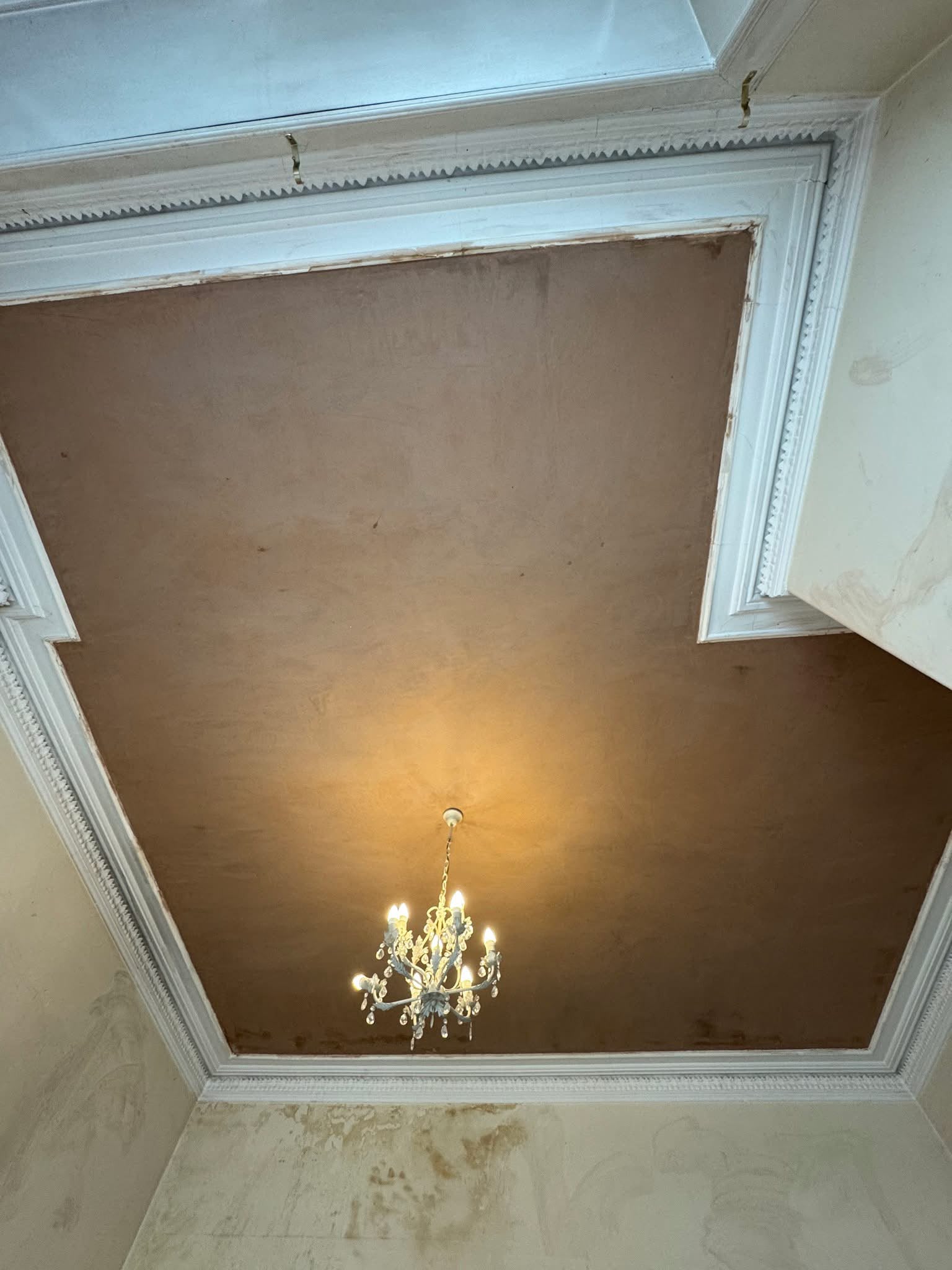 Ceiling after repair in Falkirk