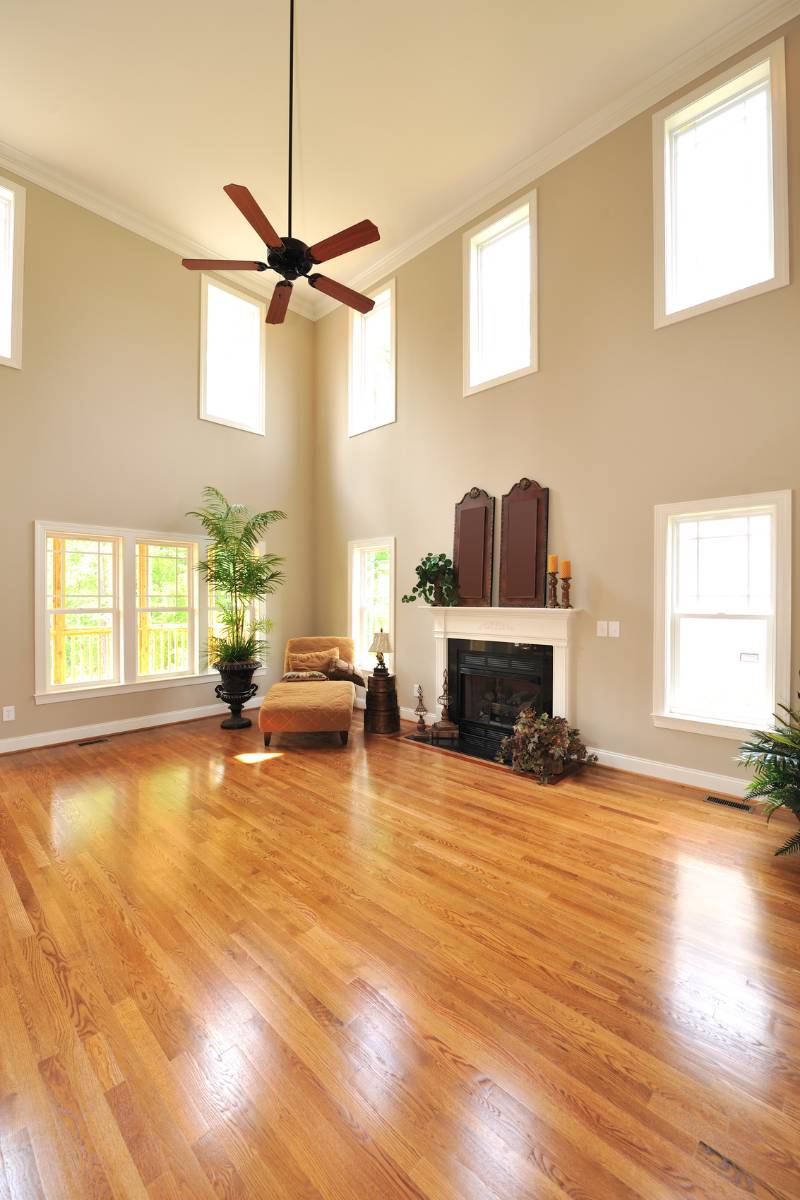 Hardwood flooring in Tampa home from Tampa Best Floors