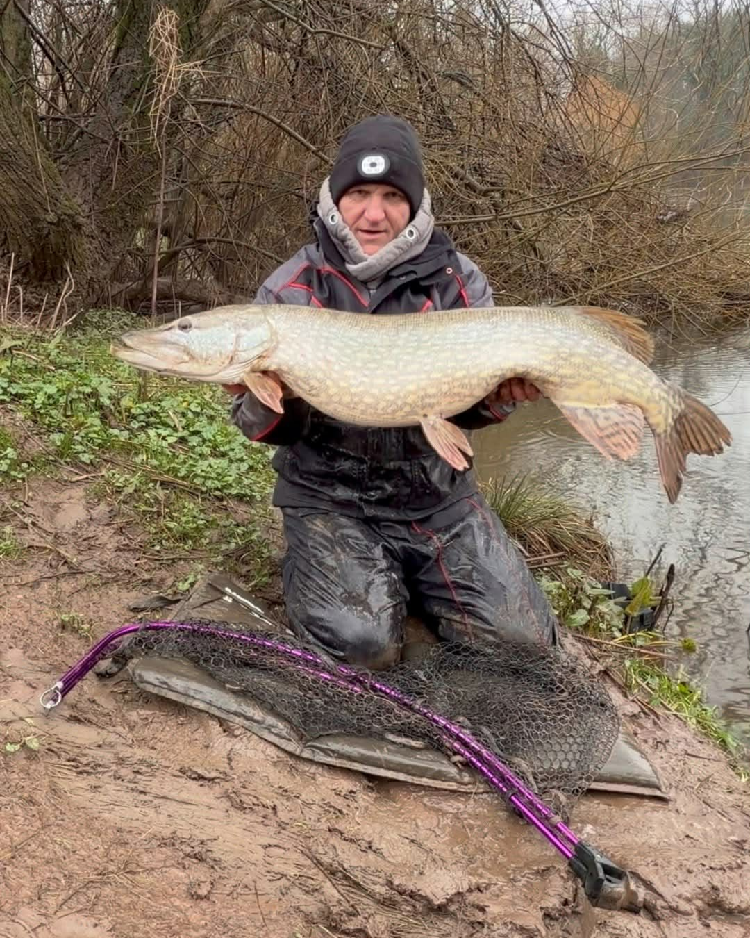 Dave Roberts with a large catch