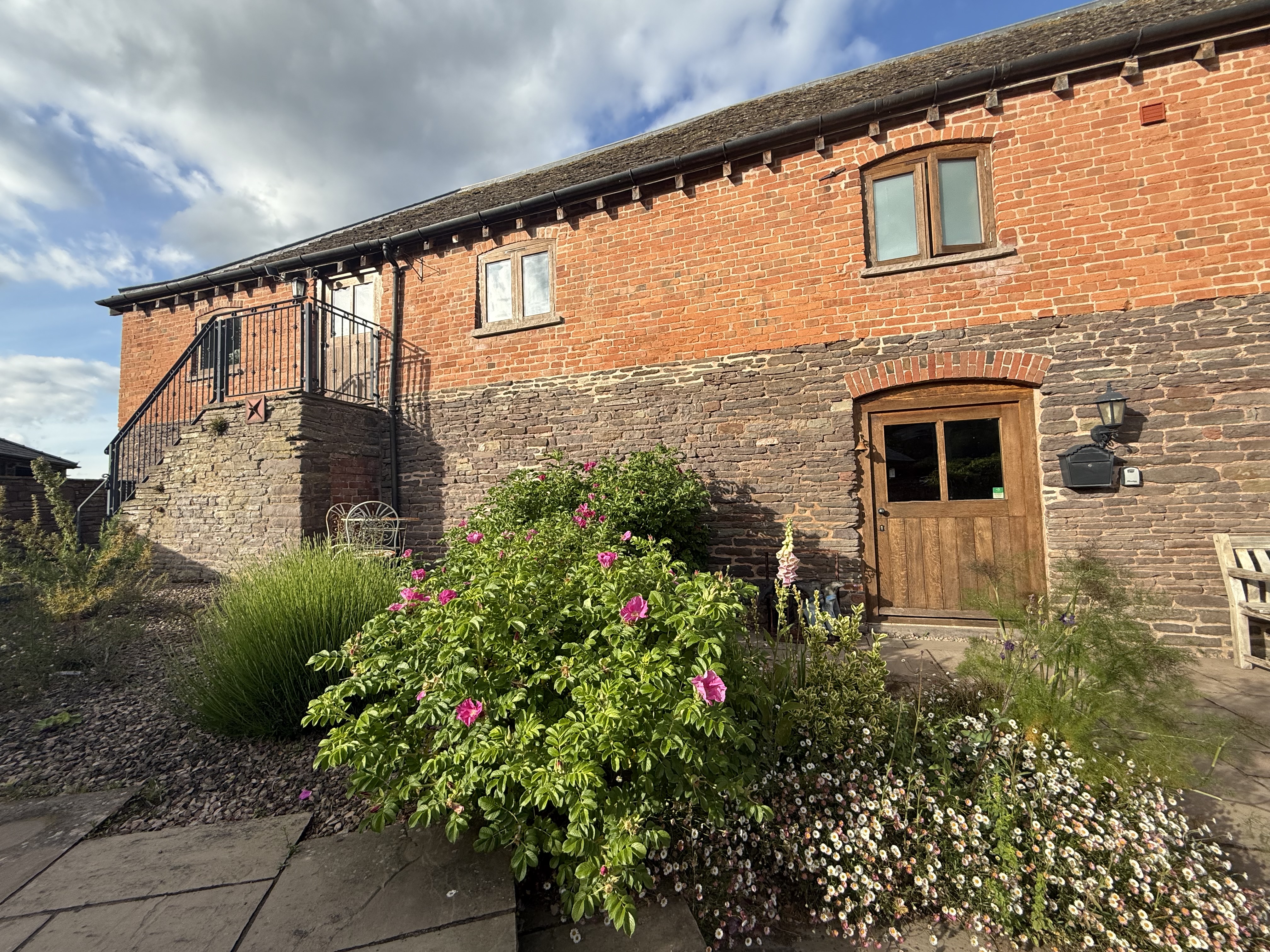 Welcoming hosts at The Hayloft 200-year-old working farm