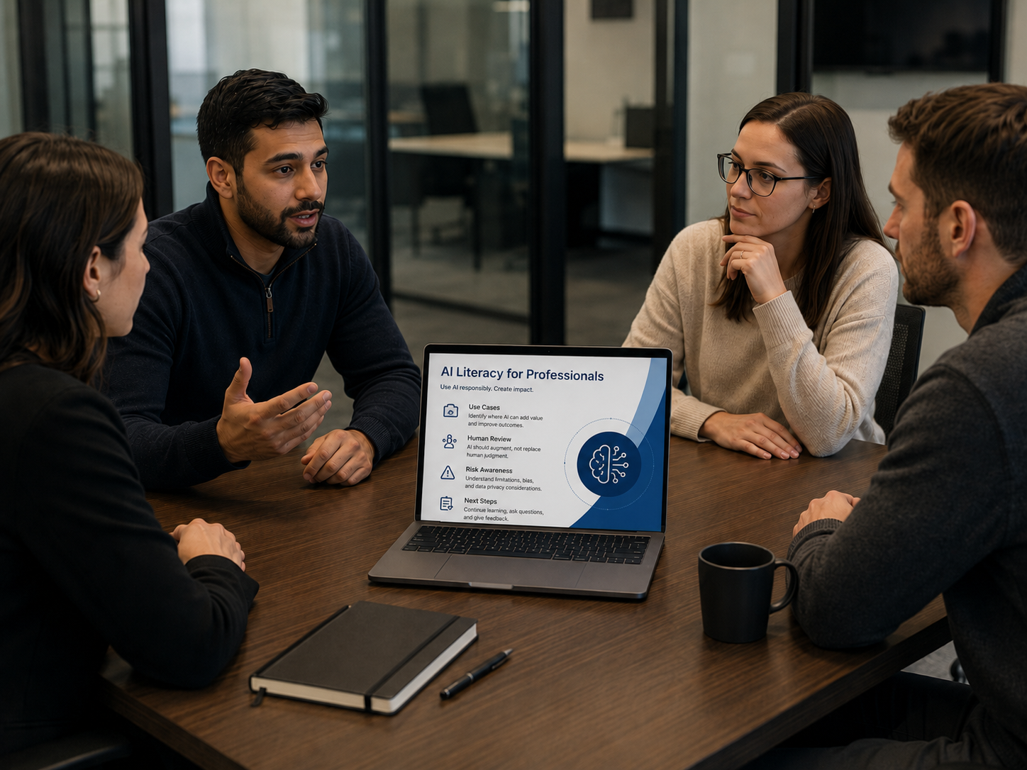AI literacy training session