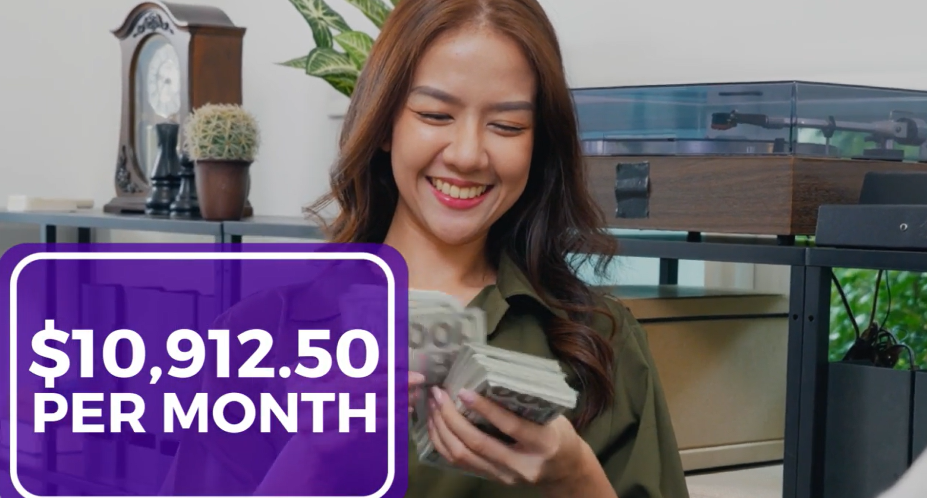 $10,912.50 Per Month