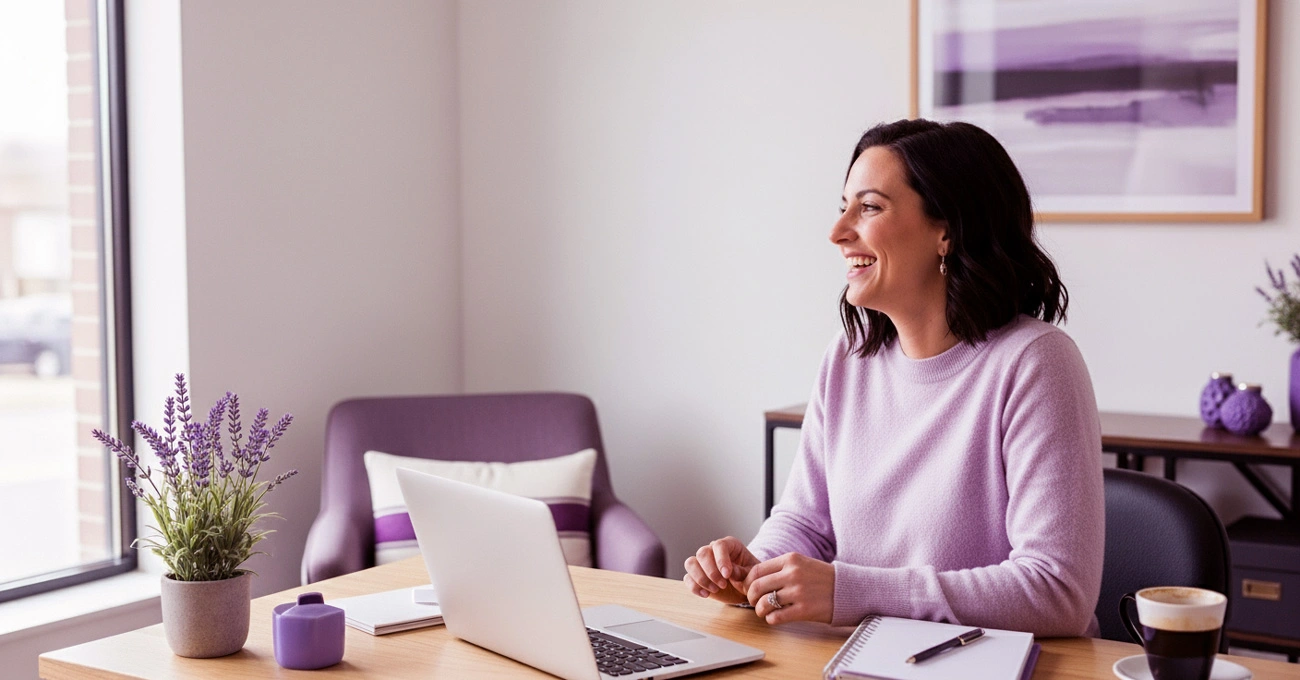 Happy business owner contempt with easy management with EEVION AI