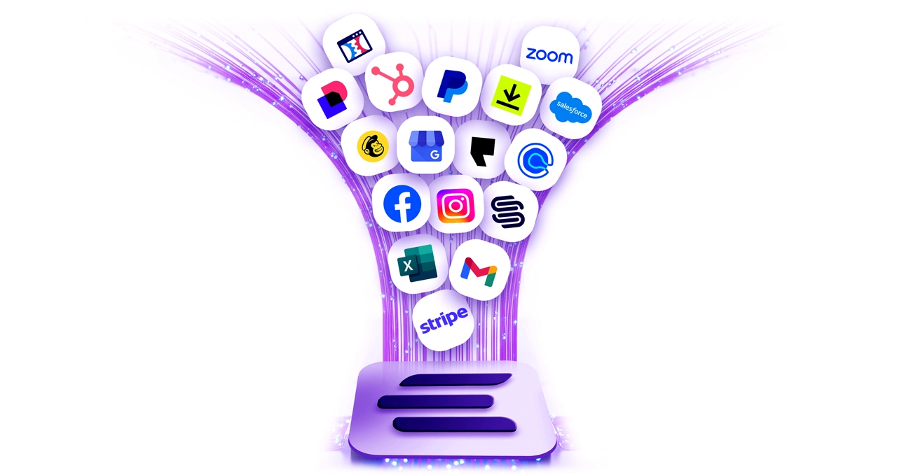 graphic of Eevion AI of replacing and integrating all tools in one simple platform