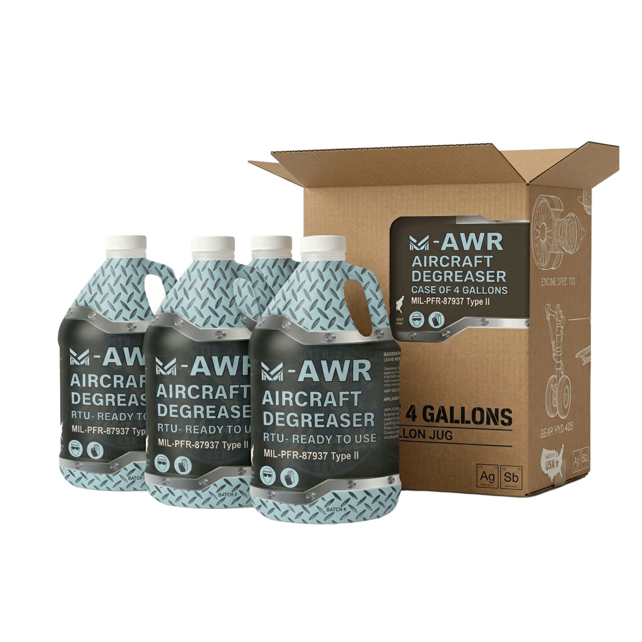 M-AWR-14 case of four 1-gallon containers