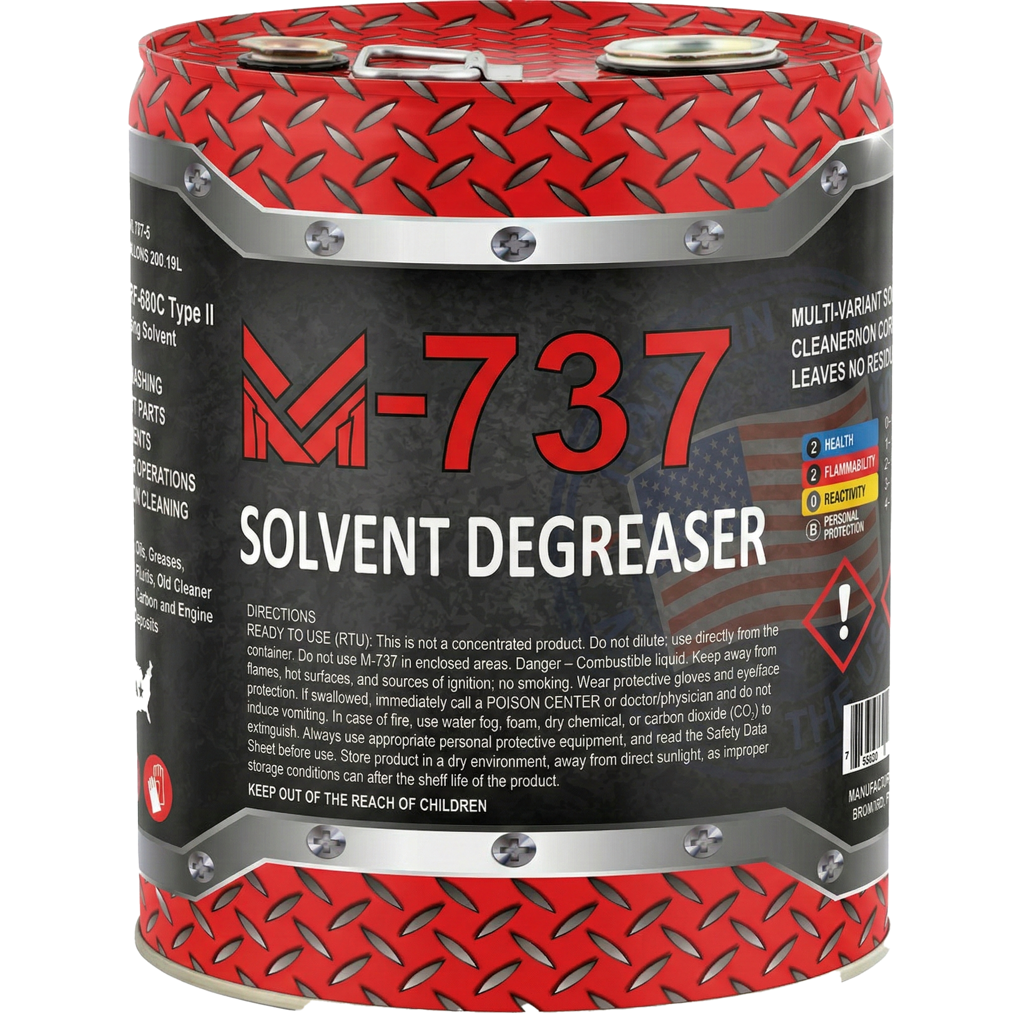 M-737-1 one-gallon container