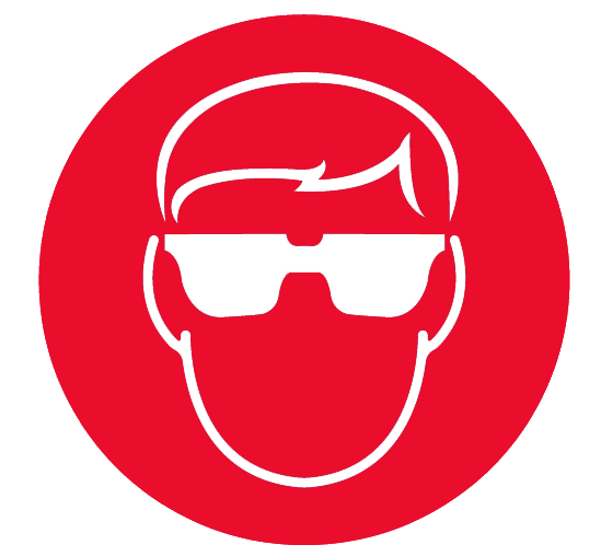 Wear safety glasses