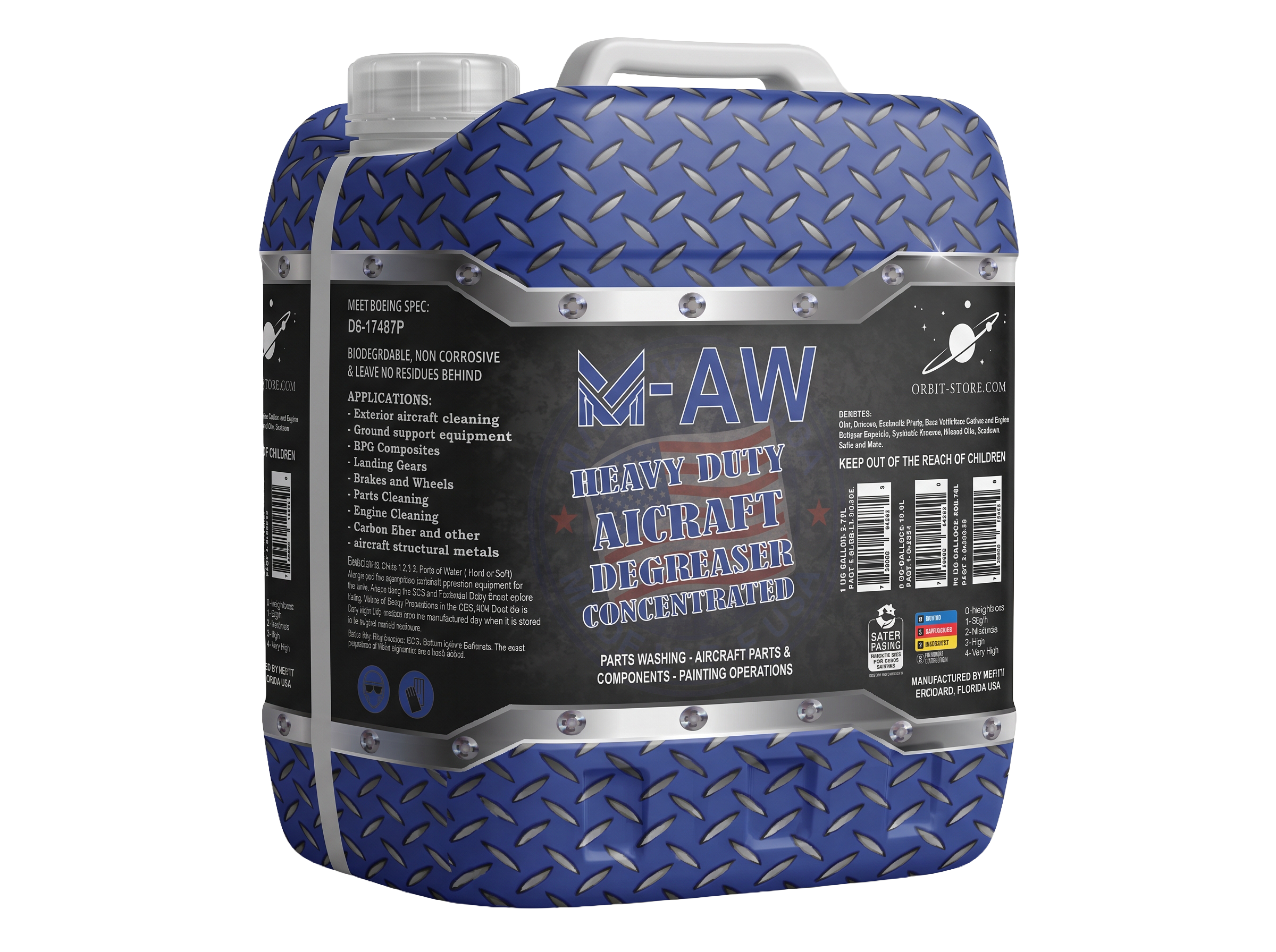 M-AW-55 aircraft degreaser concentrate, fifty-five gallons