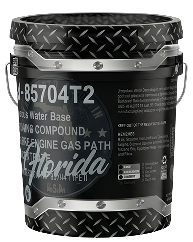 M-85704T2-5 concentrated turbine engine gas path cleaner, five gallons