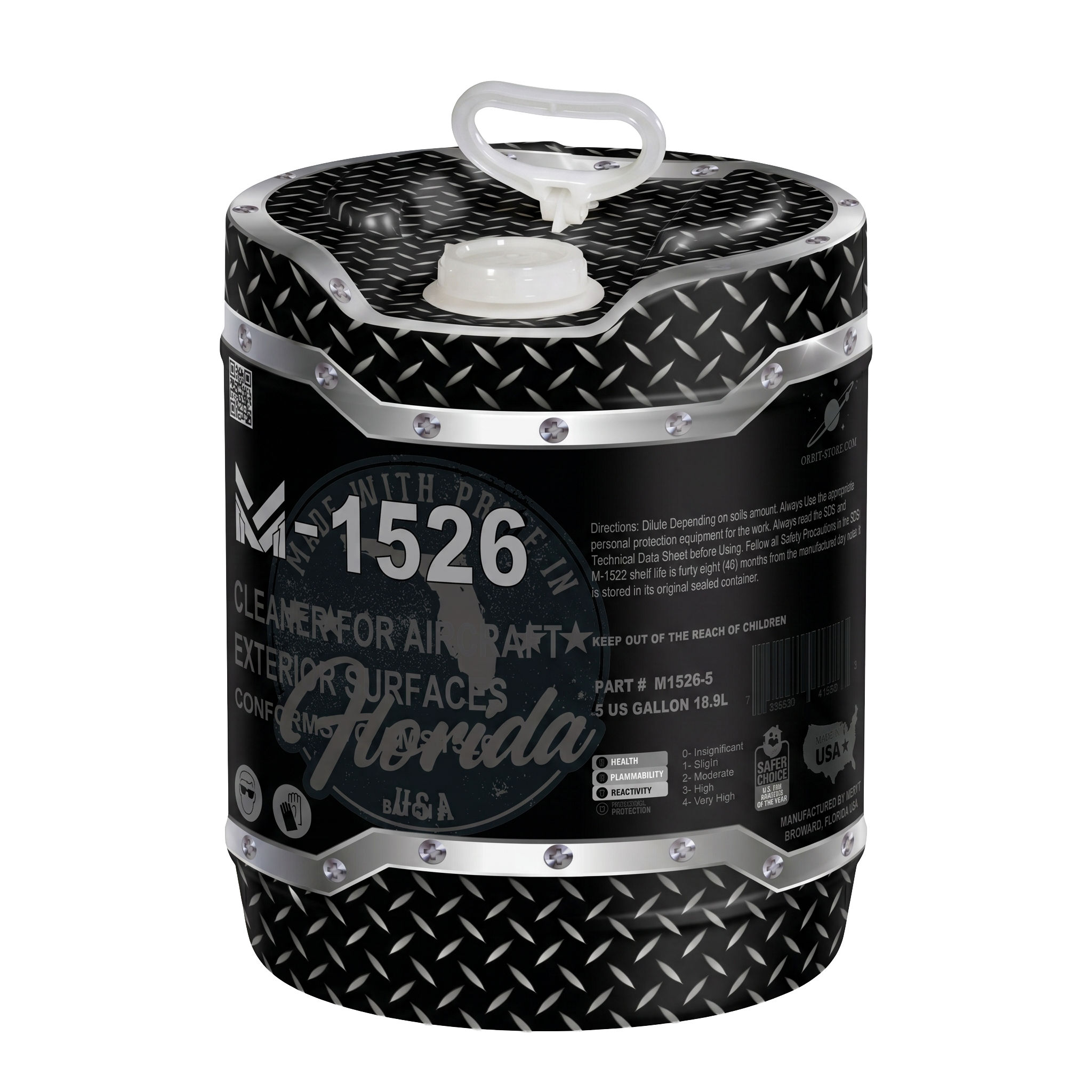 M-1526-5 Aircraft Exterior Cleaner, AMS 1526, five-gallon pail