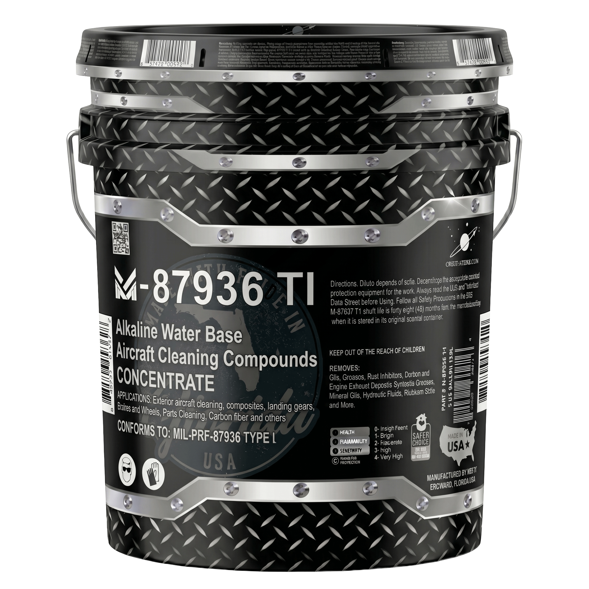 M-87936T1-5 Aircraft Exterior Cleaning Compound, five-gallon pail