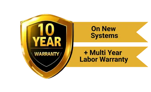 10 year warranty logo