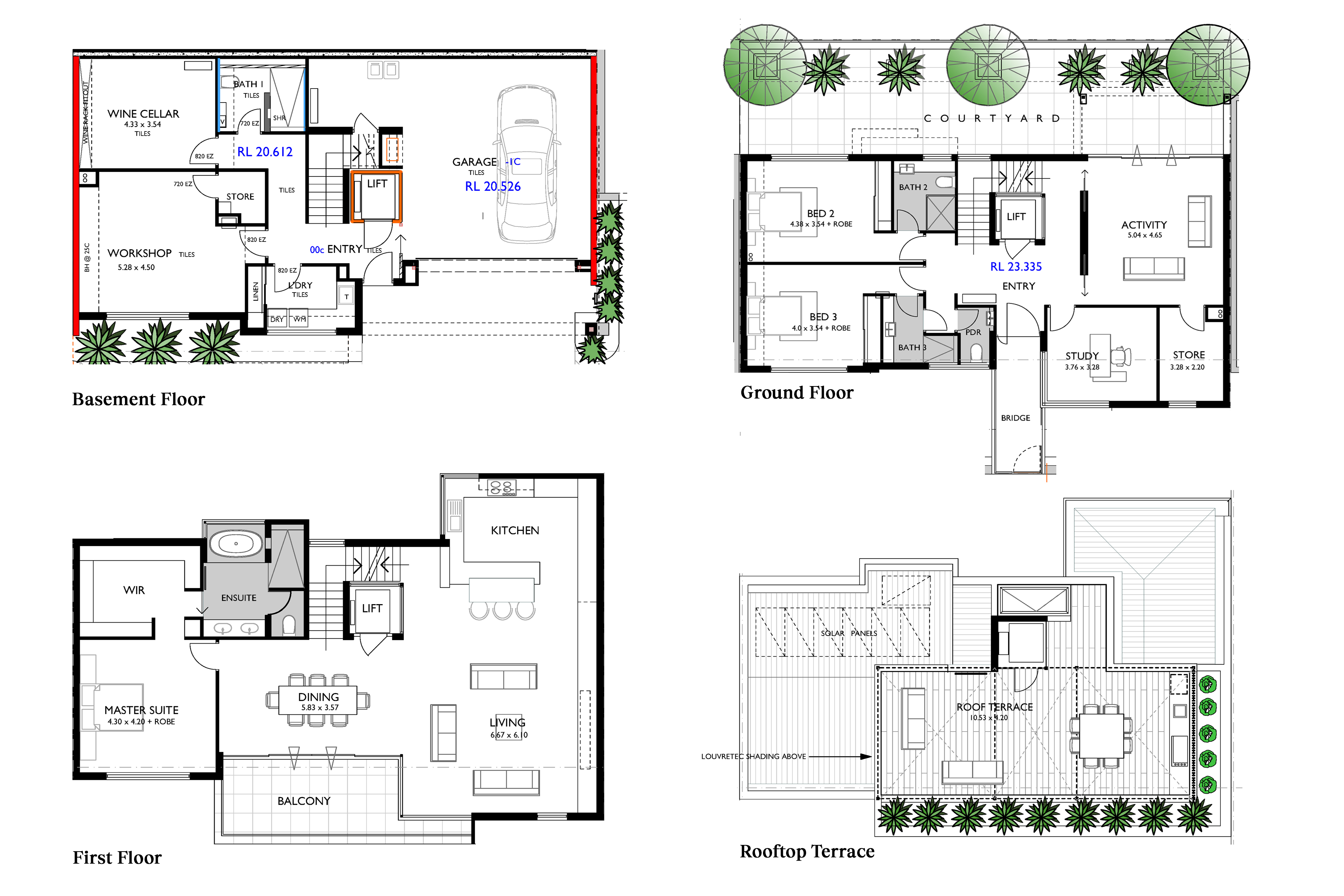 2b Gadsdon Street Cottesloe Floor Plan