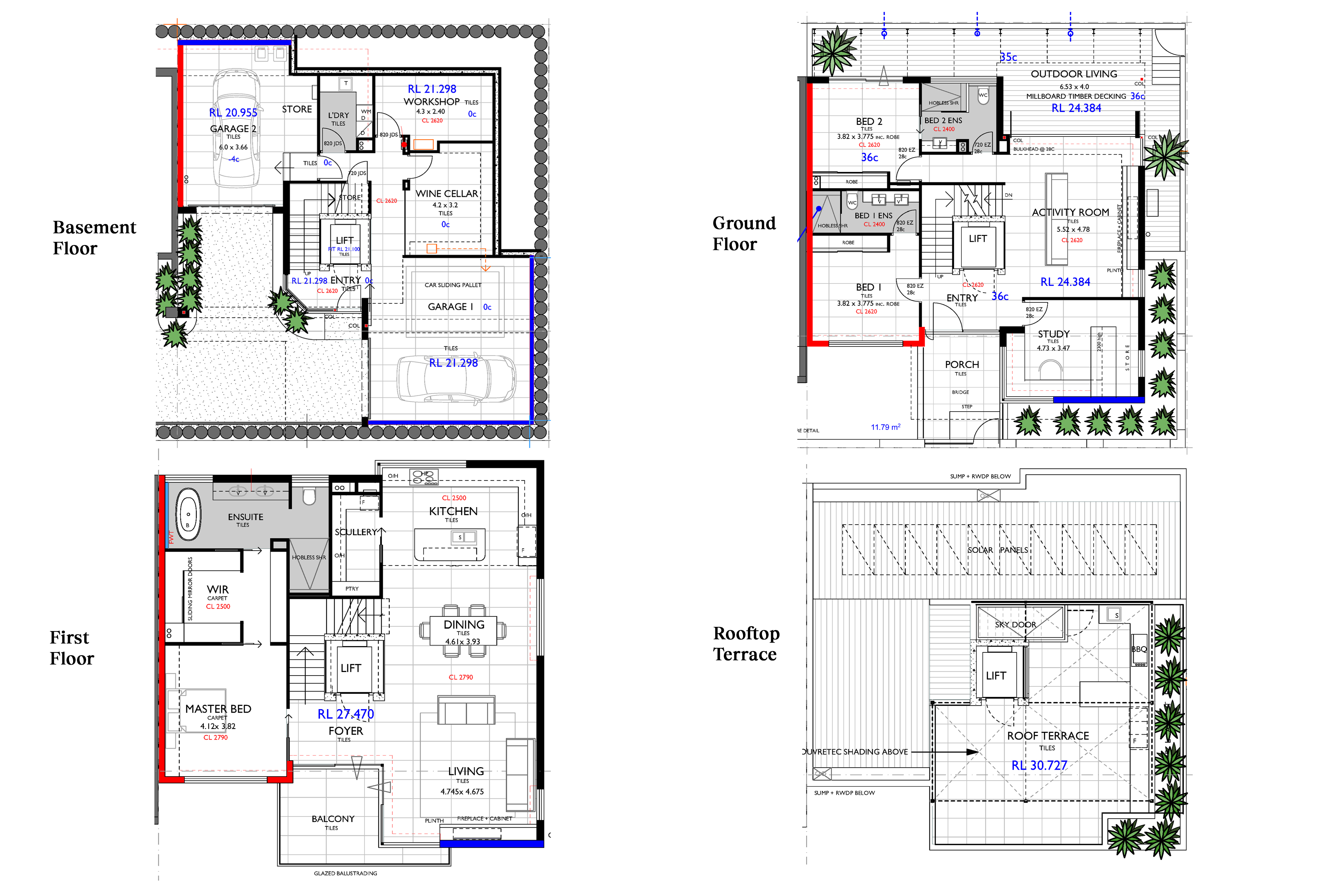 2b Gadsdon Street Cottesloe Floor Plan