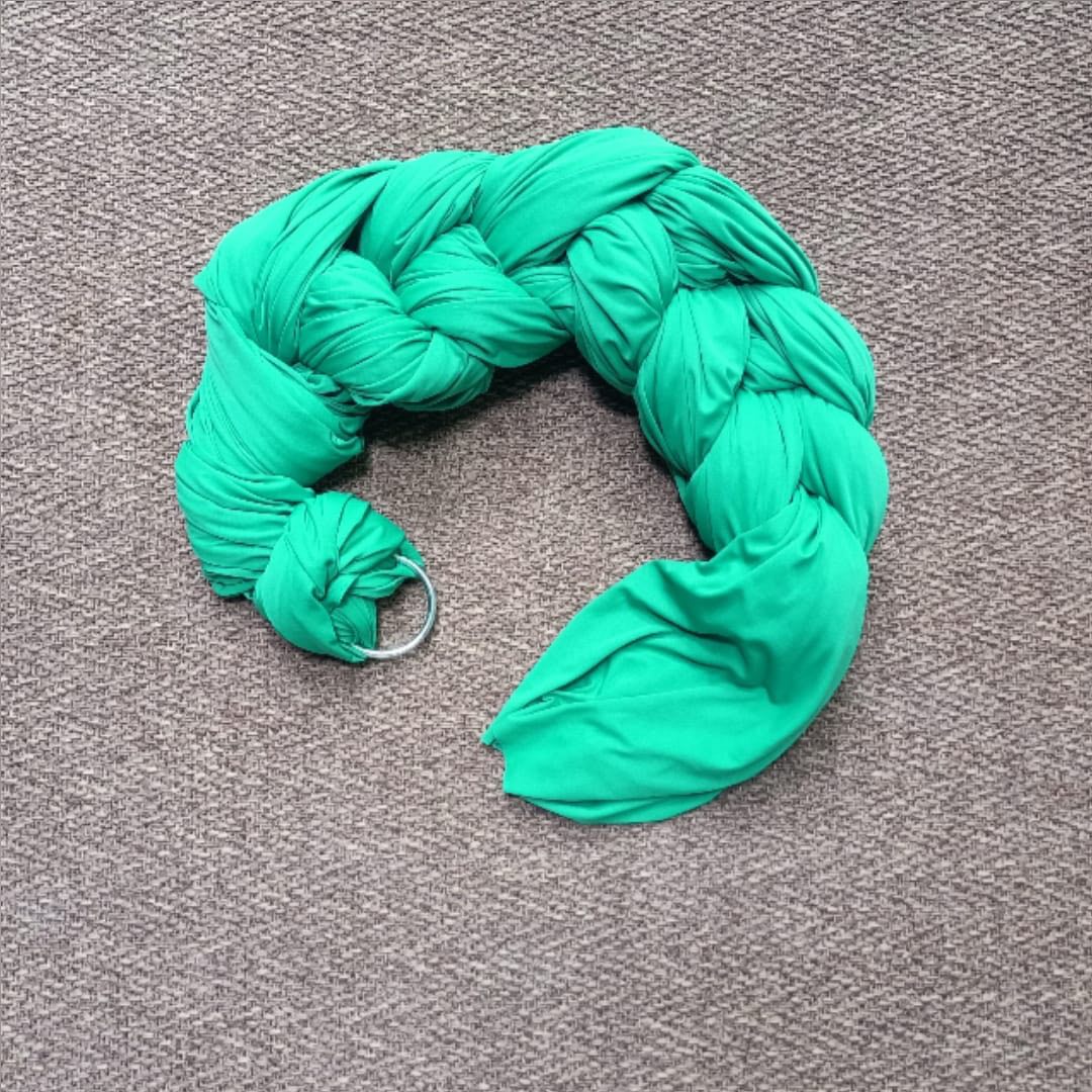 Columpio turquesa doblado