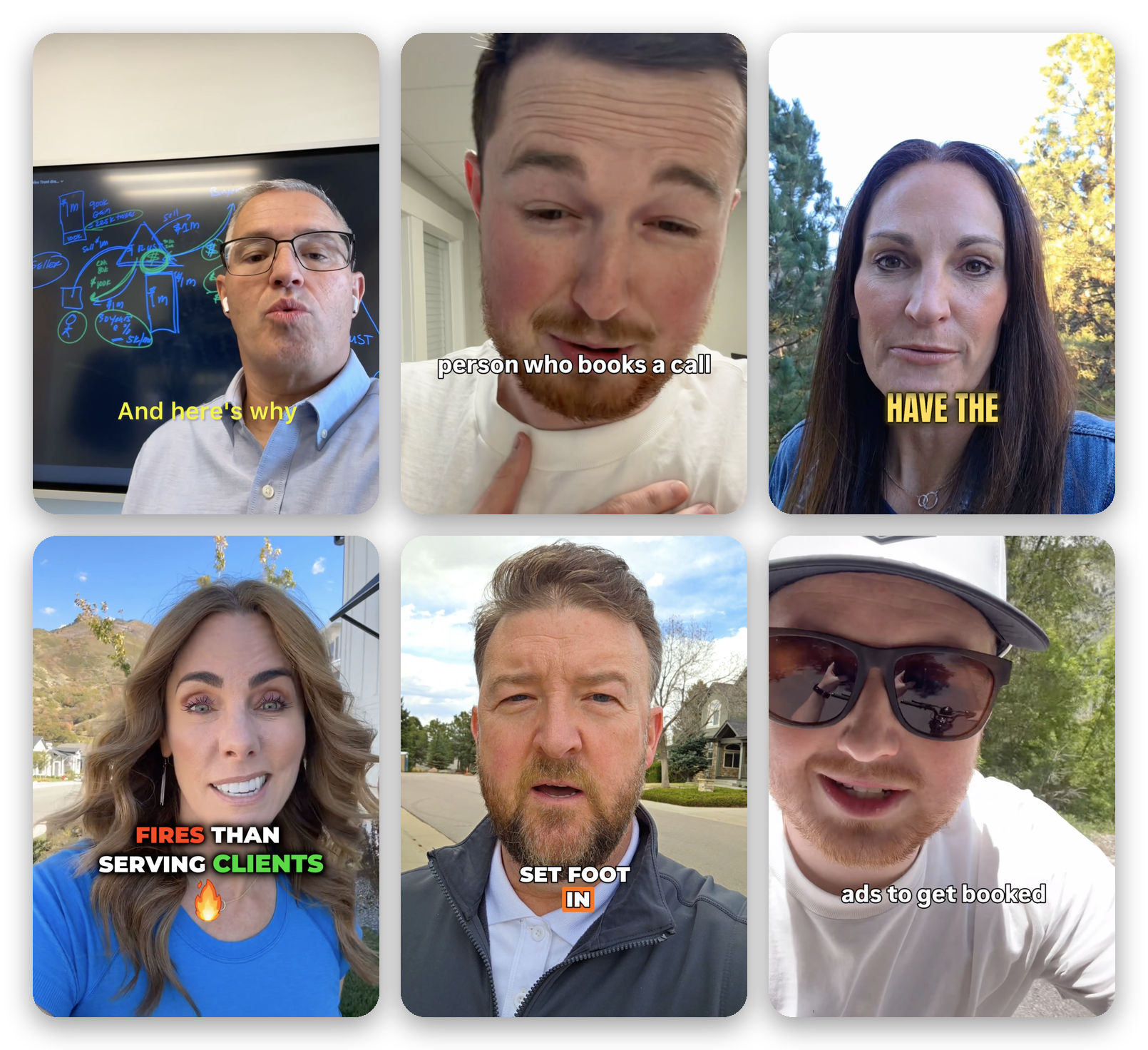 Examples of ugly iPhone video ads — real people talking to their phone