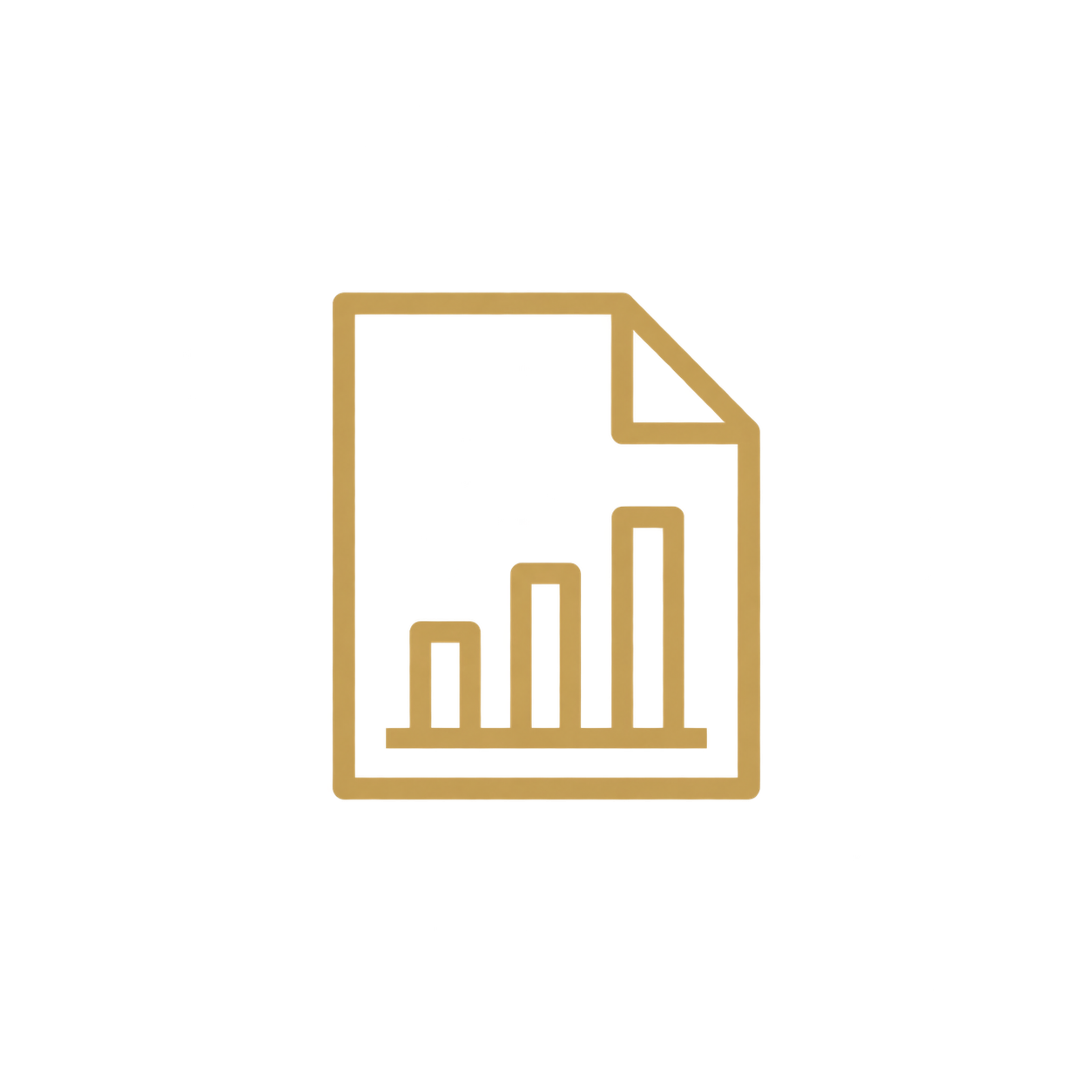 Financial analysis icon