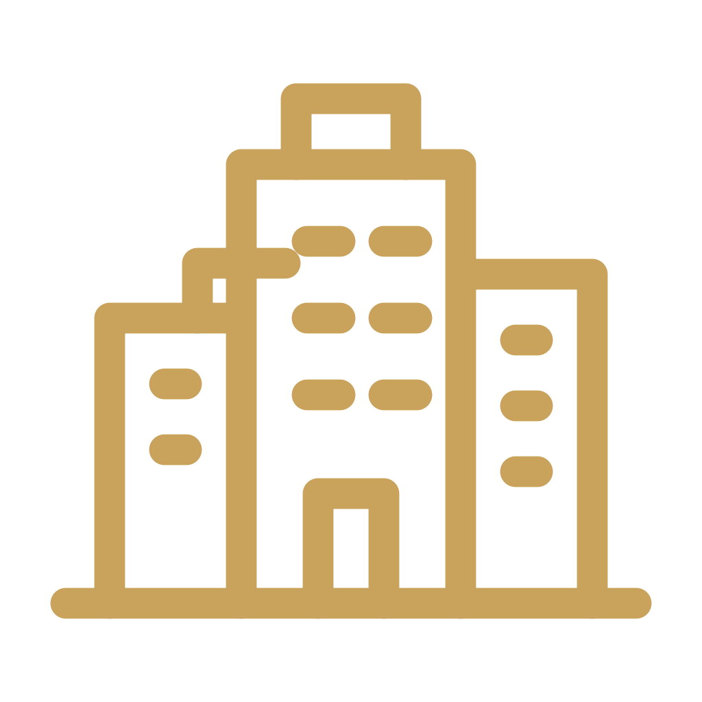 Multifamily building icon