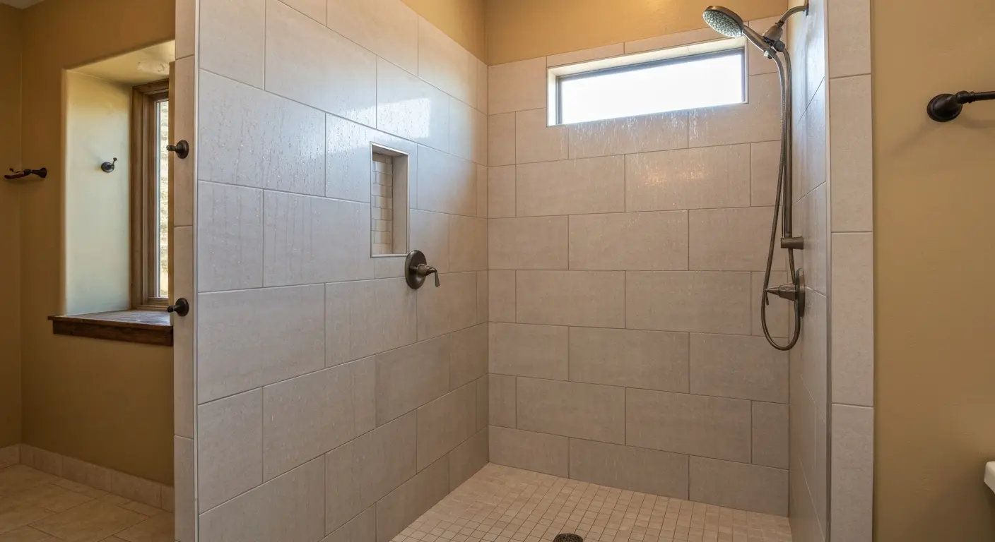 Tile and shower installation