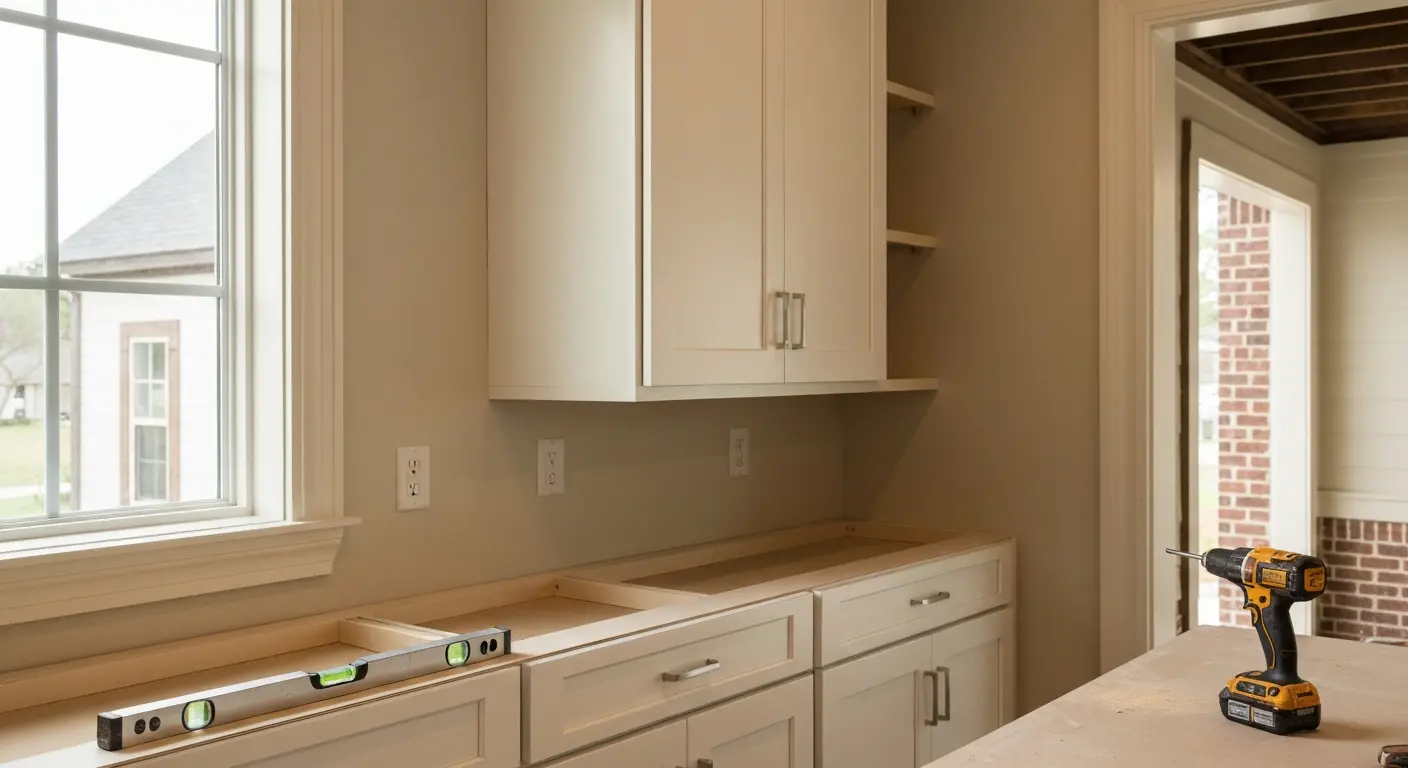 Cabinet installation project