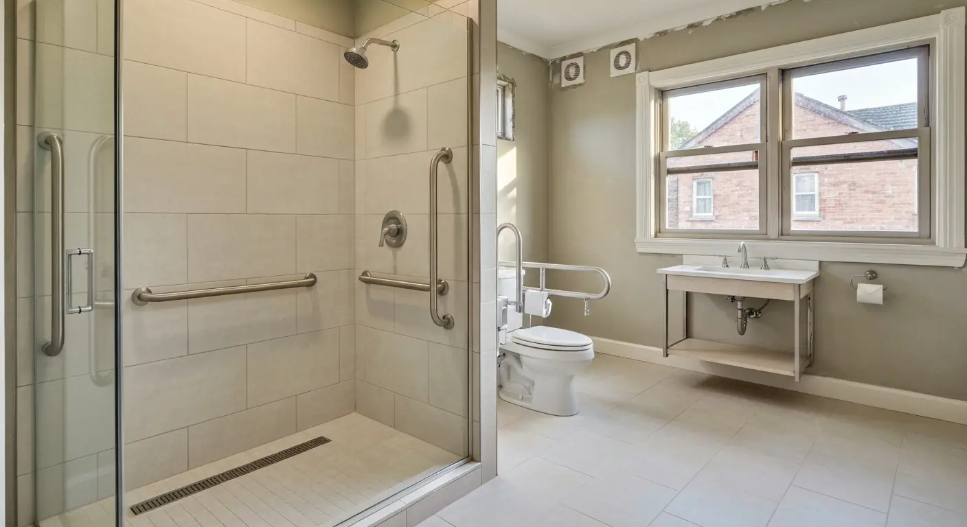 Accessible bathroom features