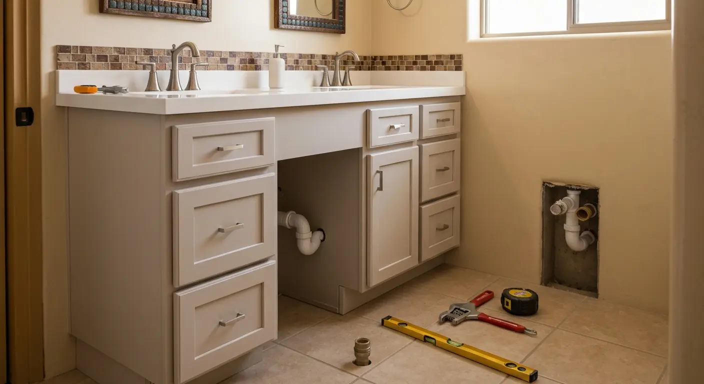 Vanity installation project