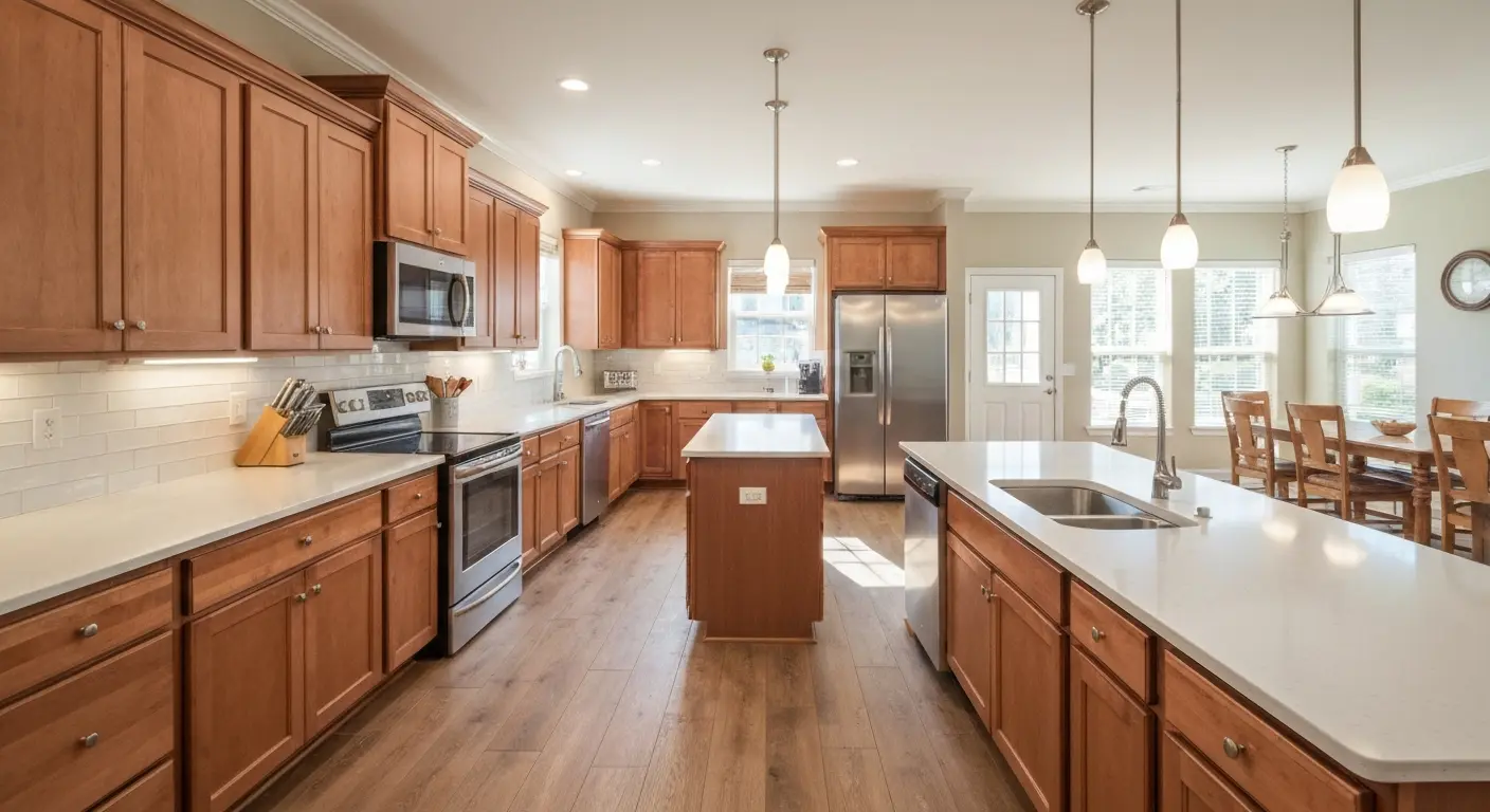 Open concept kitchen remodel
