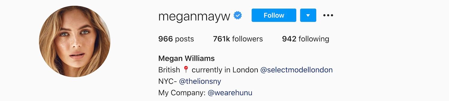 Megan Williams Instagram