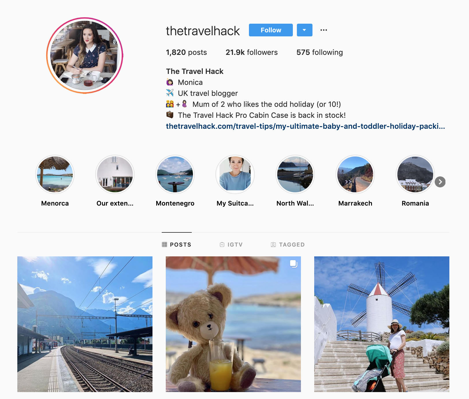 Travel Hack blogger Monica Stott