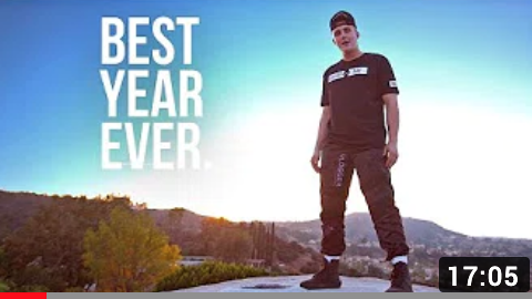 Jake Paul also posted a "BEST YEAR EVER" video.