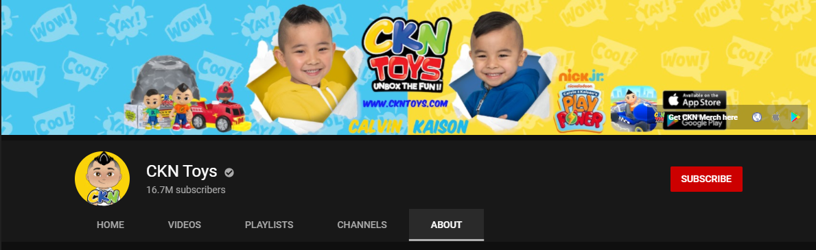 CKN Toys YouTube Channel