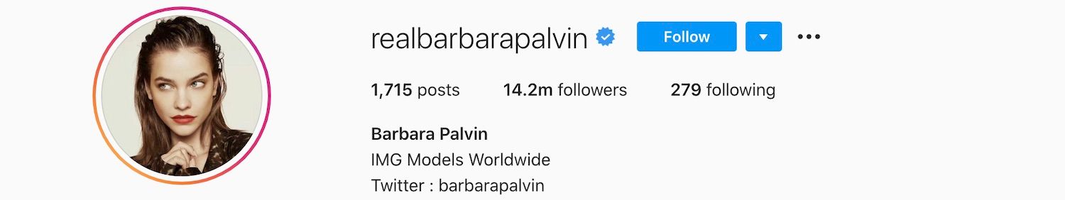 Barbara Palvin Strikes Instagram