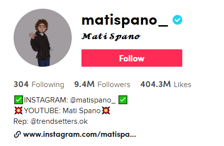 Mati Spano TikTok