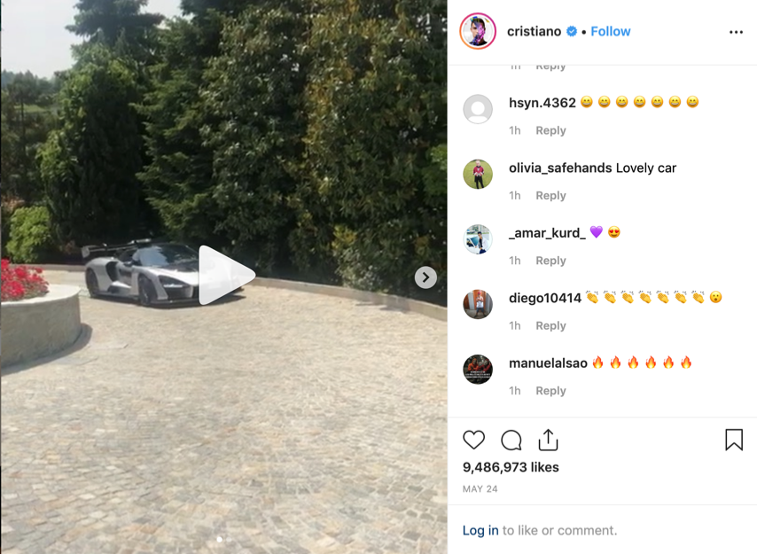 Cristiano Ronaldoâs drift video at home ranks 3rd