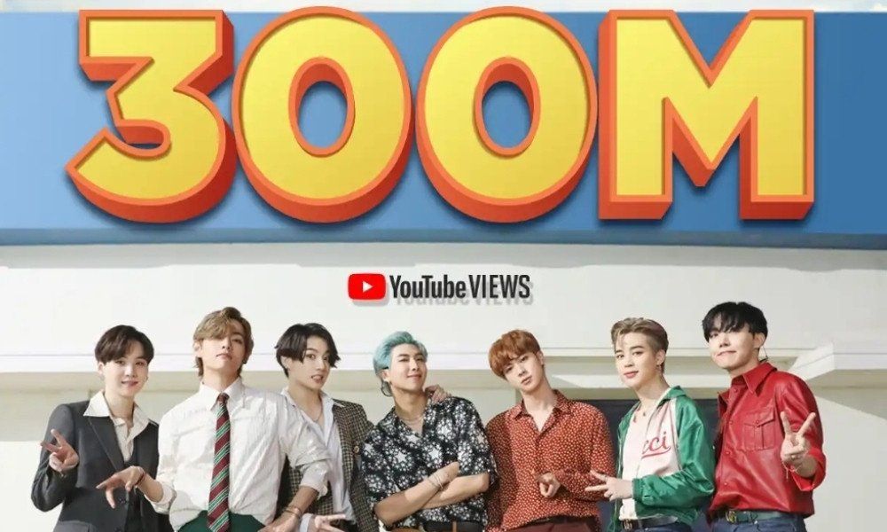 "Dynamite" video of BTS has been watched over 300 million times on YouTube.