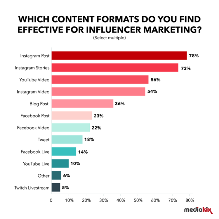 Top Effective Content Formats for Influencer Marketing (Credit)