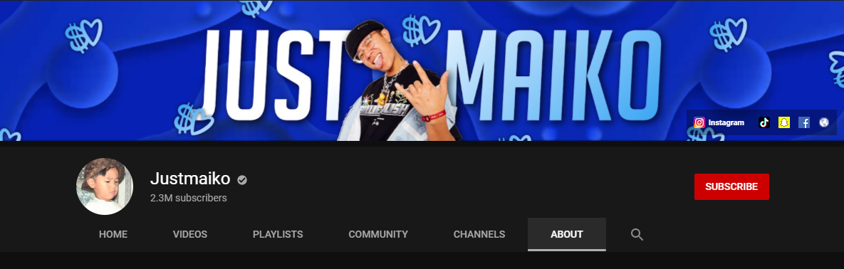 Justmaiko YouTube Channel